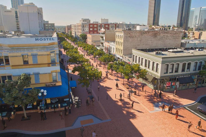 Introducing New Bollards on Fifth Avenue: A Fresh Look at Gaslamp, San Diego
