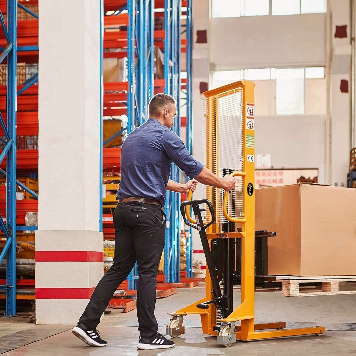 Mastering the Art of Pallet Handling: A Guide to Using Apollo Manual Pallet Stackers