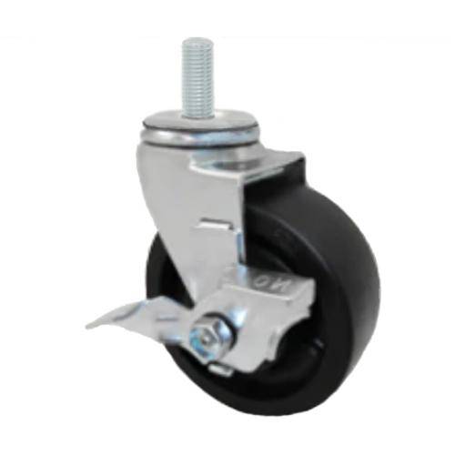 3" x  1-13/16" MaxRok Wheel 2-1/4" swivel radius with vertical top lock - 03MA30IB0868VY - Durable Superior Casters