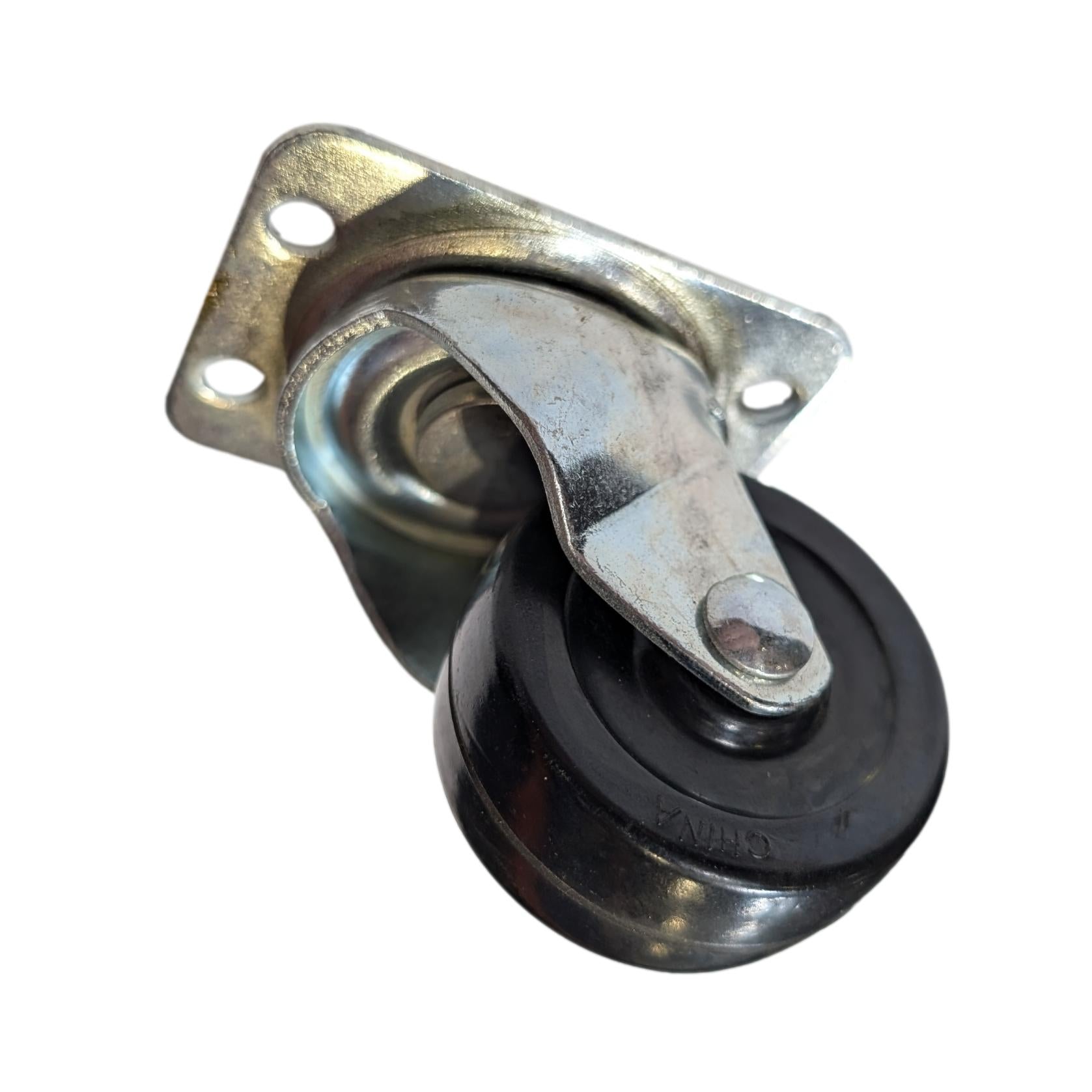 2" x 15/16" Soft Rubber Wheel Swivel Caster - 90 lbs. Capacity (4-Pack) - Durable Superior Casters