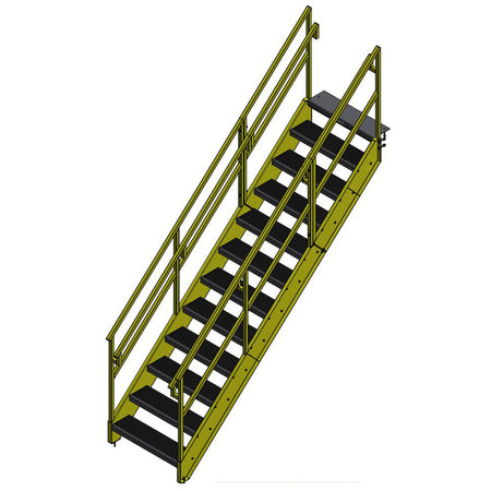 Bluff OSHA Stairway - 11 to 16 Steps - Bluff Manufacturing