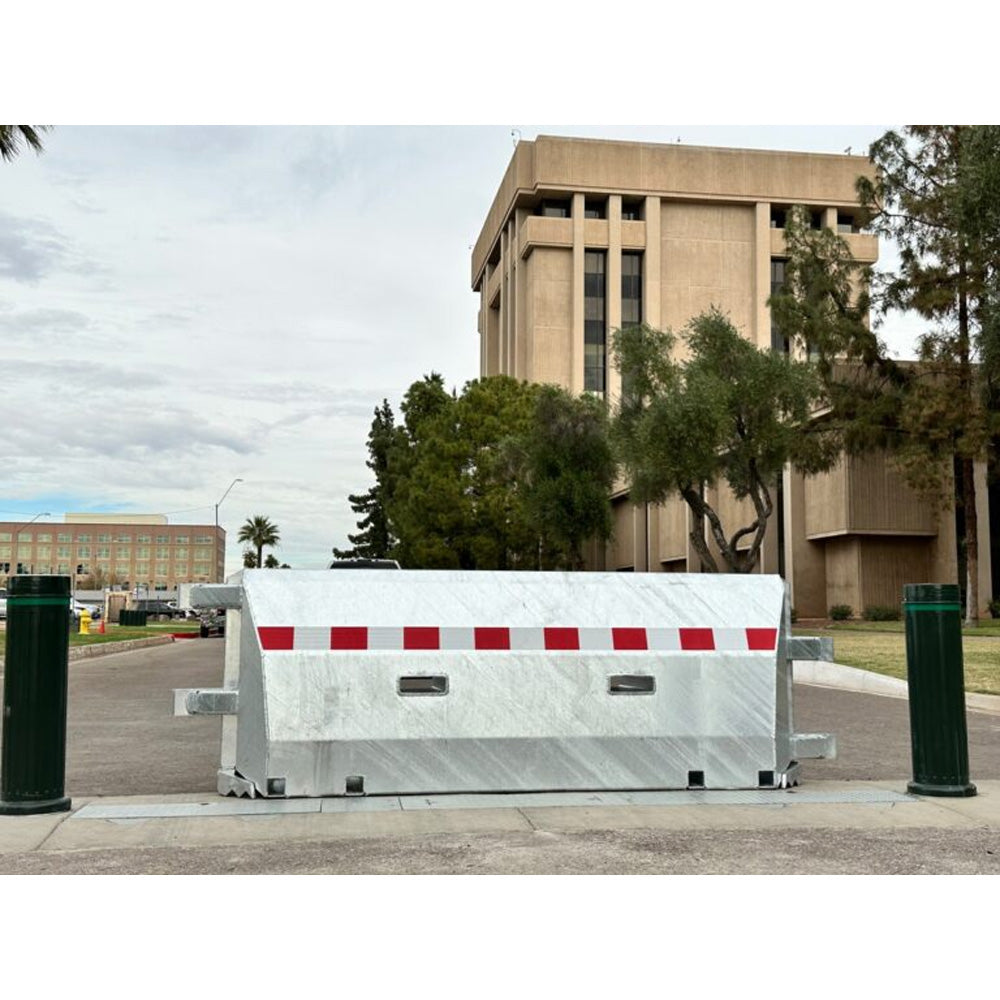 K12 Defense Enforcer - 6 Barrier Trailer Package - S4 Bollards