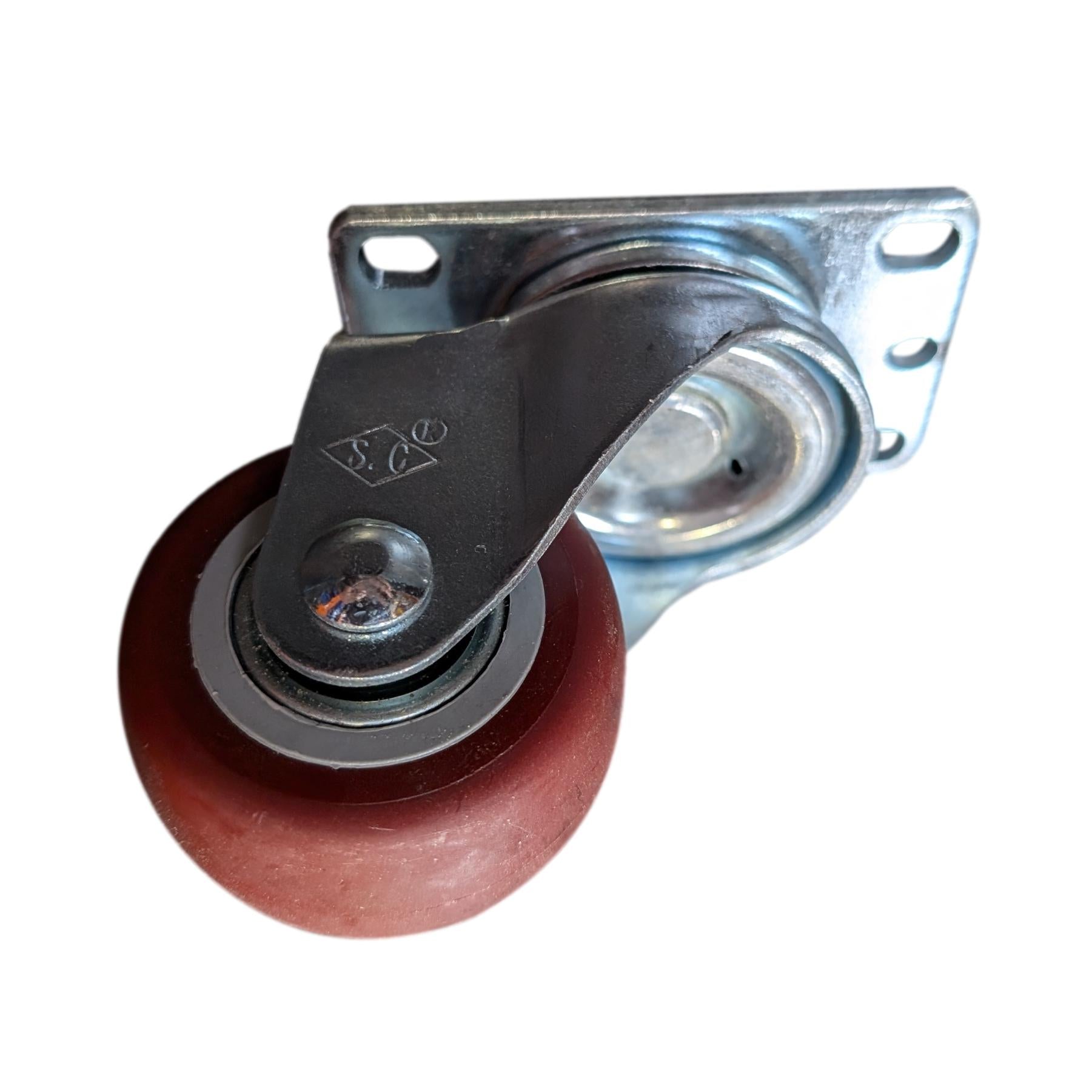 2-1/2" x 1-1/4" Poly-Pro Wheel Swivel Caster - 250 lbs. Capacity - Durable Superior Casters