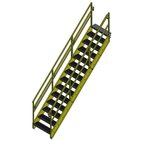 Bluff OSHA Stairway - 11 to 16 Steps - Bluff Manufacturing