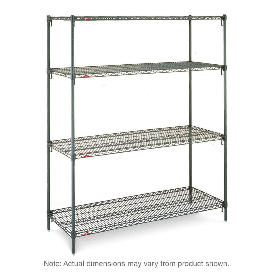 Metro - Super Adjustable Super Erecta 4-Shelf Industrial Wire Shelving Starter Unit - Metro