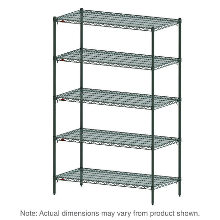 Metro - Super Adjustable Super Erecta 5-Shelf Industrial Wire Shelving Starter Unit - Metro