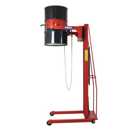 Manual Drum Rotator for Wesco Stackers, 800 lb Capacity - Wesco