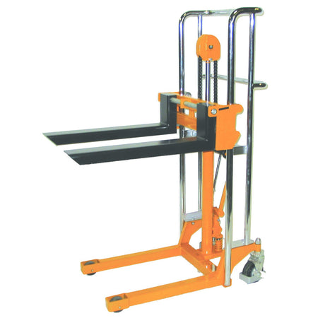 Hydraulic Value Lift with 4" x 25.5" Adjustable Forks, 880 lb Capacity - Wesco