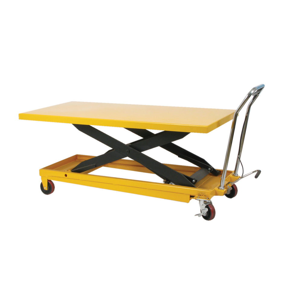 Long Deck Scissors Table, 1100-2200 lb Capacity - Wesco