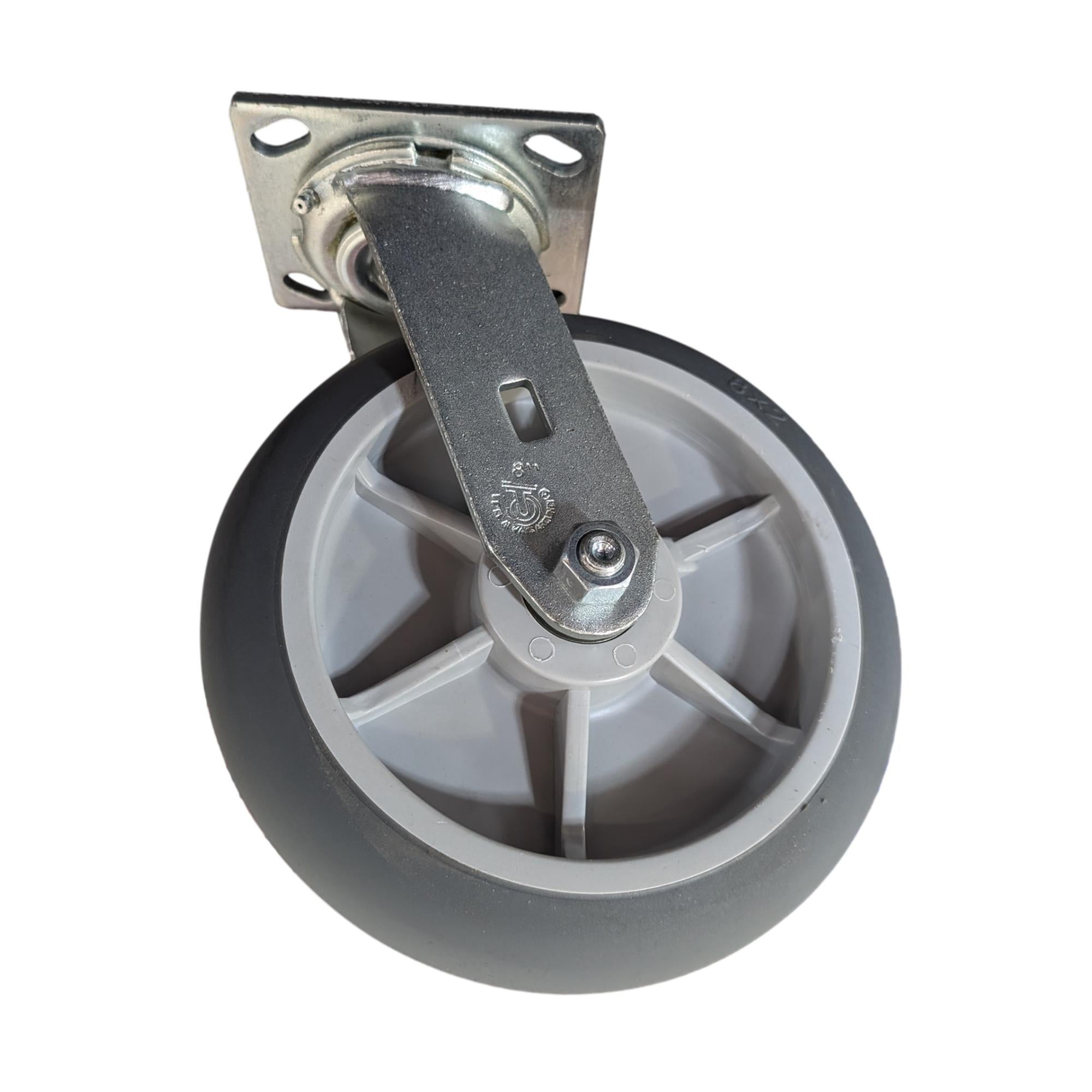 8" x 2" Thermo-Pro Wheel Swivel Caster - 600 lbs. Capacity - Durable Superior Casters