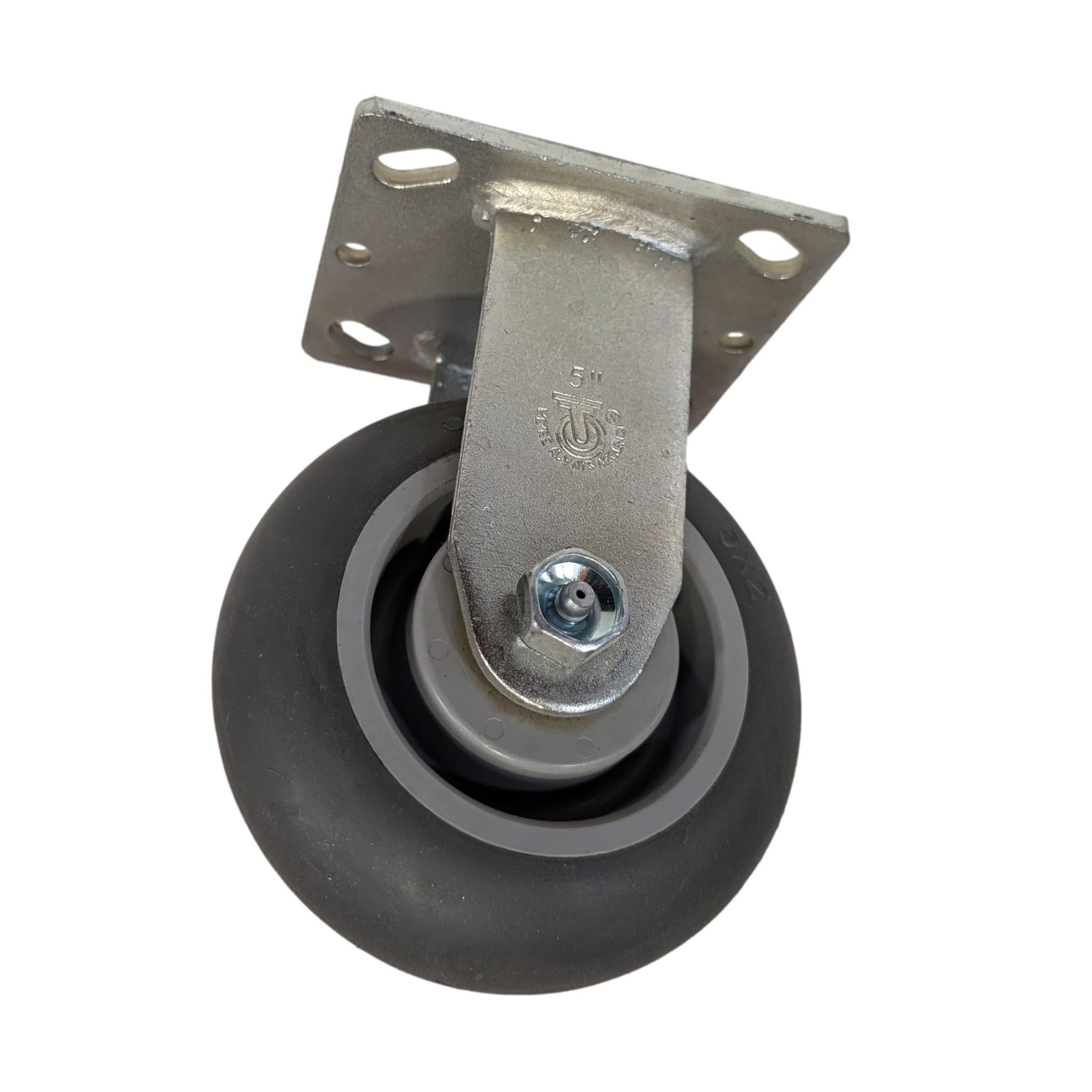 5" x 2" Thermo-Pro Wheel Rigid Caster - 350 lbs. Capacity - Durable Superior Casters