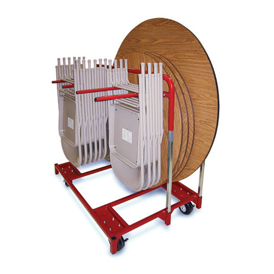 Folding Chair & Round Table Mover - 1600 lb Cap.
