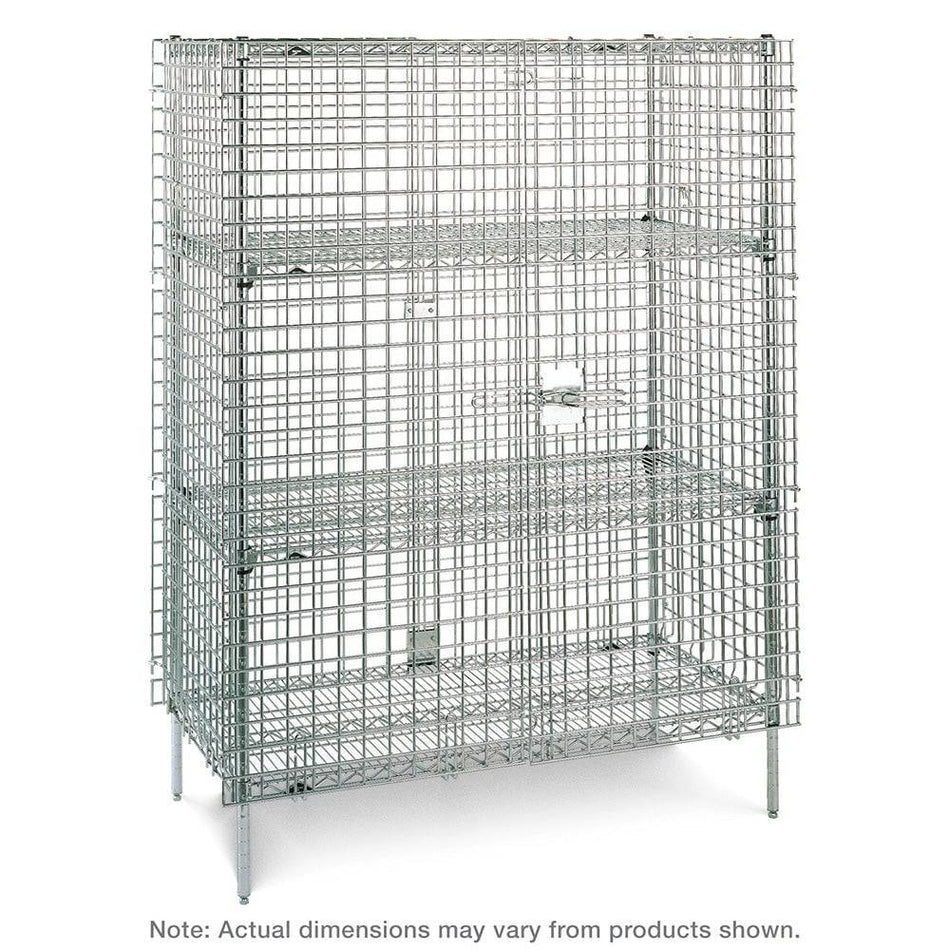 Metro Super Erecta Security Shelving Unit with 2 Intermediate Shelves - Metro