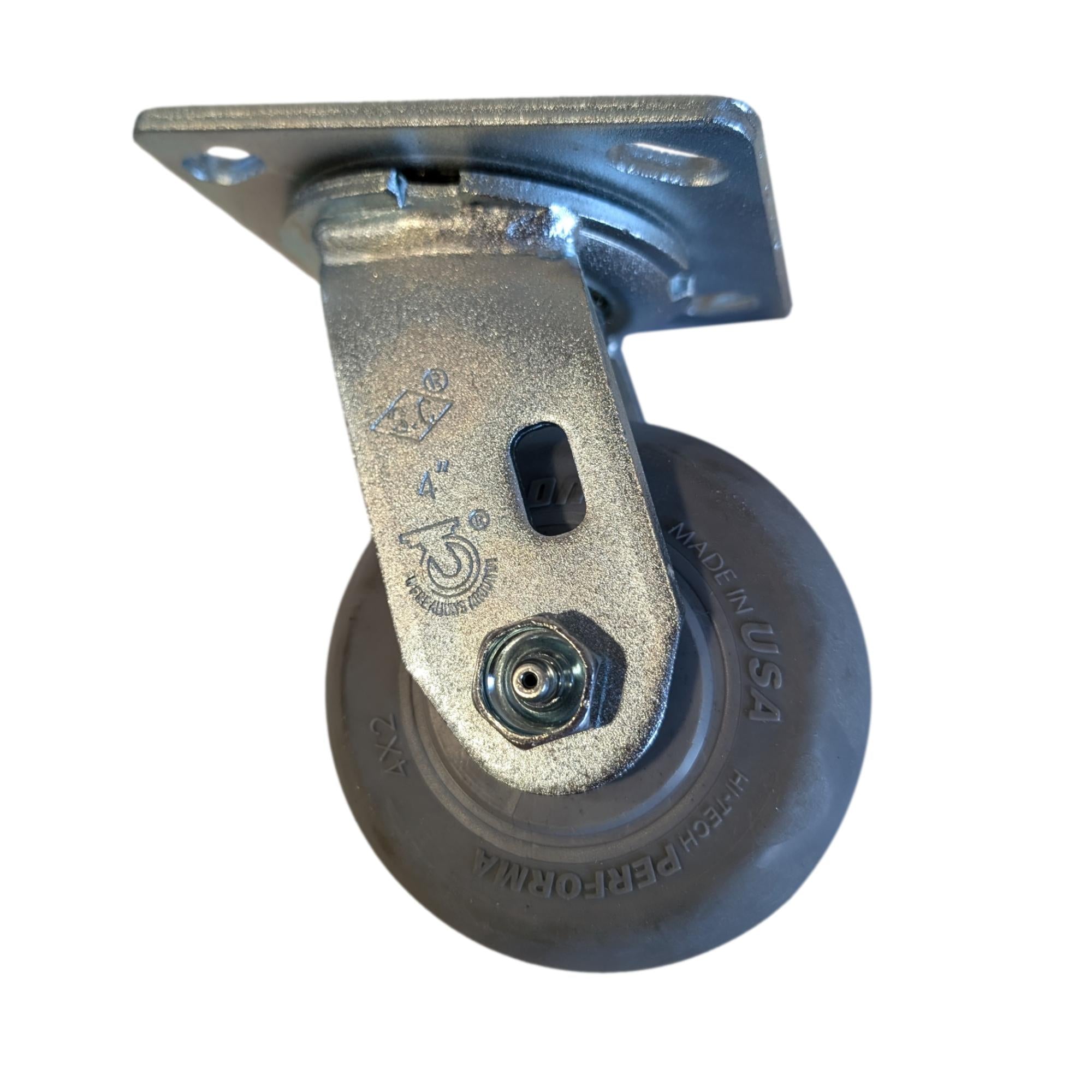 4" x 2" Colson Performa Wheel Swivel Caster - 500 lbs. Capacity - Colson