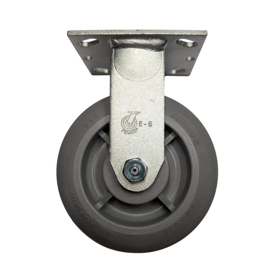 6" x 2" Colson Performa Wheel Rigid Caster 450 lbs. Capacity