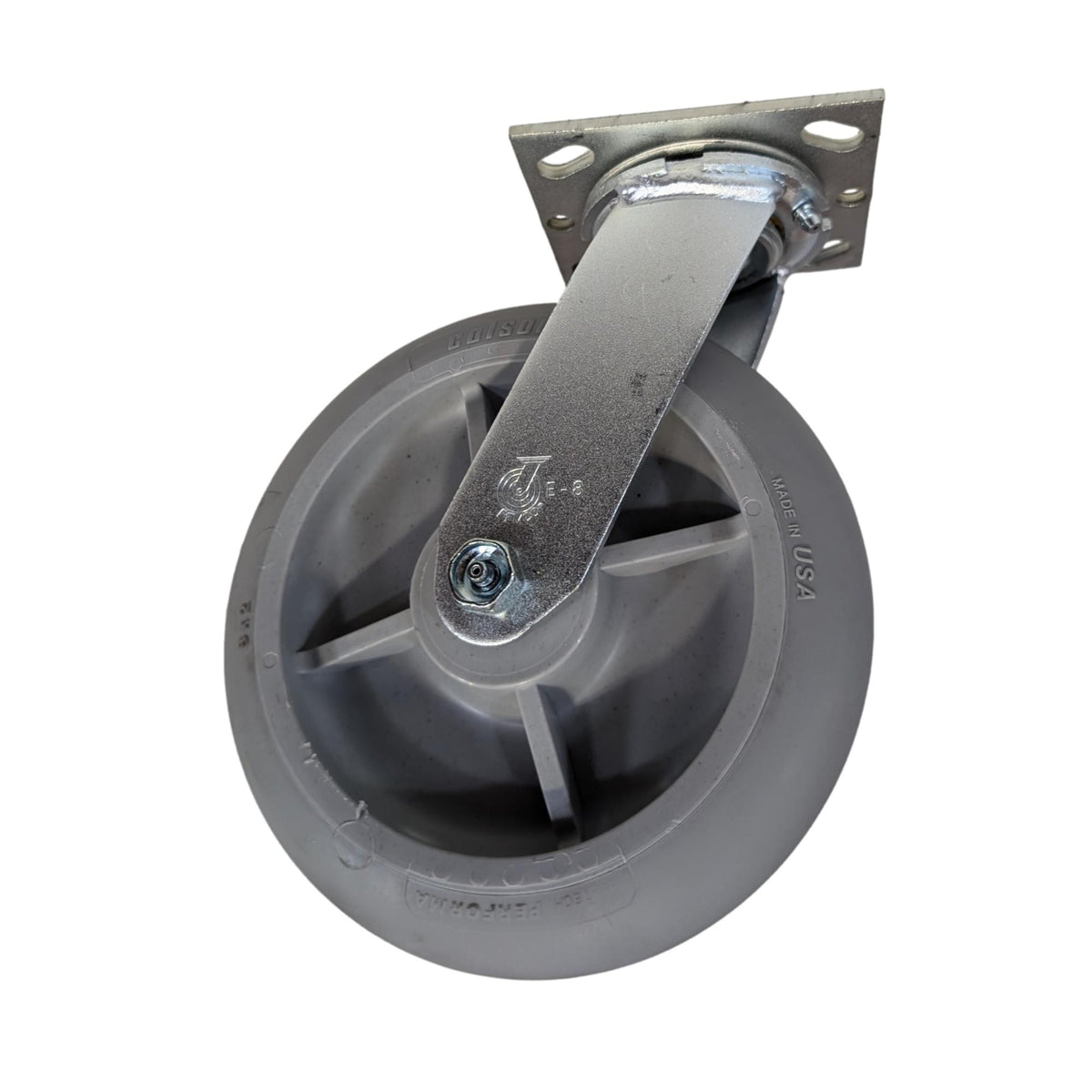 8" x 2" Colson Performa Wheel Swivel Caster - 600 lbs. Capacity - Colson