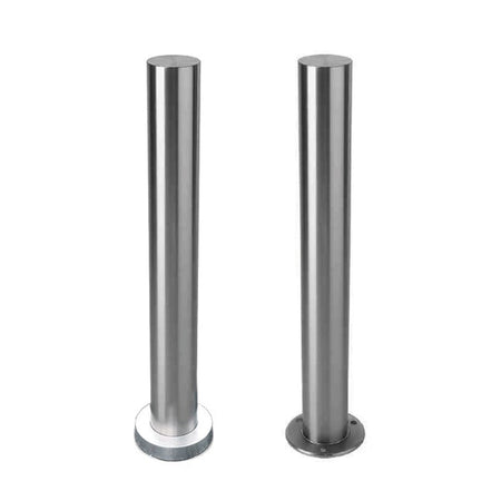 4.5" Fixed Embedded Stainless Steel Bollard with Baseplate - 316 Grade - 35.5" Height - ANNT Bollards