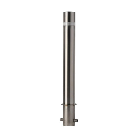 4.5" Fixed Stainless Steel Bollard - Embedded Installation - 35.5" Height - 316 Grade - ANNT Bollards