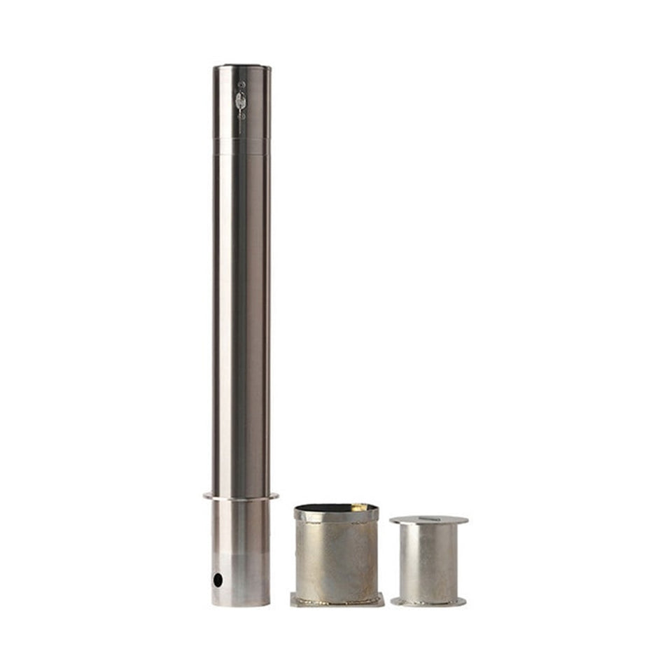 Stainless Steel Removable Bollard - 35.5" Height - 4.5" Diameter