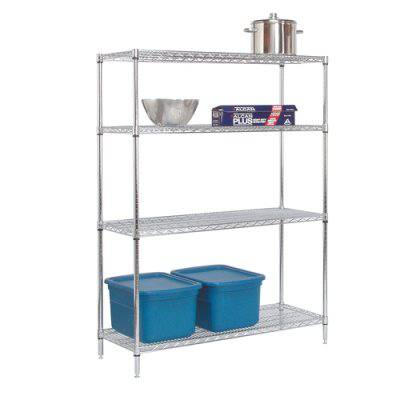 Starter Shelf, Chrome, 4-Tier - Tarrison