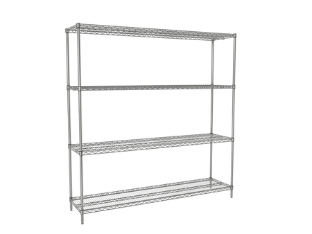 Starter Shelf, Chrome, 4-Tier - Tarrison