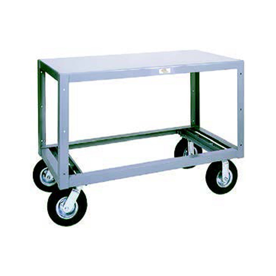 Versatile Mobile Steel Table - Up to 3000 lbs, Customizable Shelves - Meco-Omaha