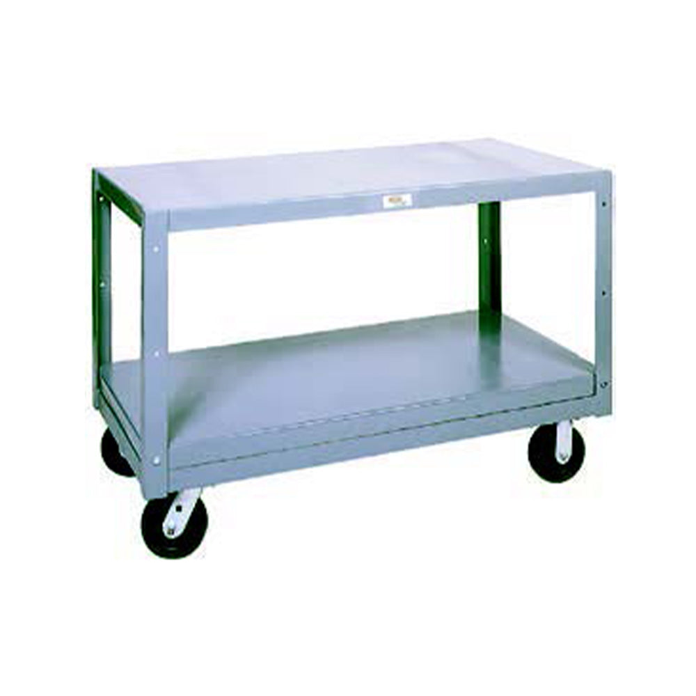 Versatile Mobile Steel Table - Up to 3000 lbs, Customizable Shelves - Meco-Omaha