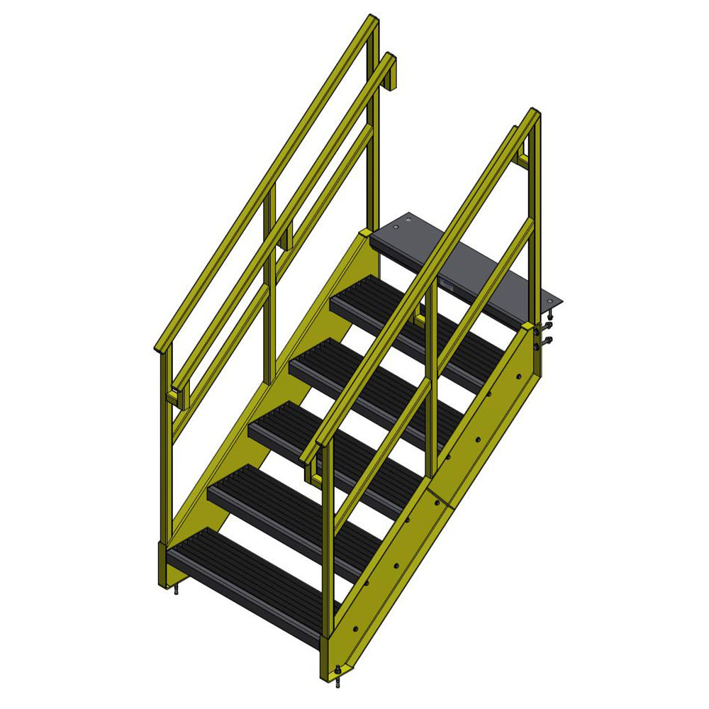 Bluff OSHA Stairway - 4 to 10 Steps - Bluff Manufacturing