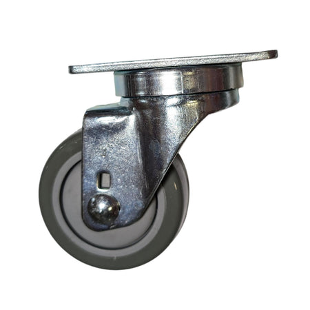 3" x 1-1/4" Poly Pro Wheel (Gray) Swivel Caster- 300 Lbs. Capacity - Durable Superior Casters