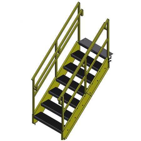 Bluff OSHA Stairway - 4 to 10 Steps - Bluff Manufacturing