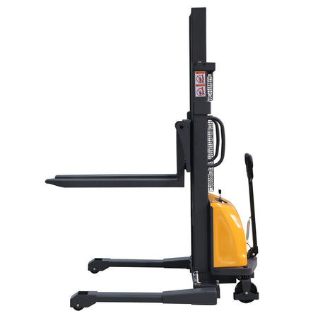 Power Lift Fixed Stacker, 3300 lbs Capacity, 98"-118" Lifting Height - Apollo Forklift