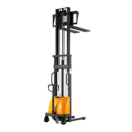 Power Lift Fixed Stacker, 3300 lbs Capacity, 98"-118" Lifting Height - Apollo Forklift