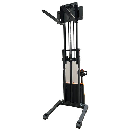 Lithium Battery Full Electric Walkie Stacker, Straddle Legs - Apollo Forklift