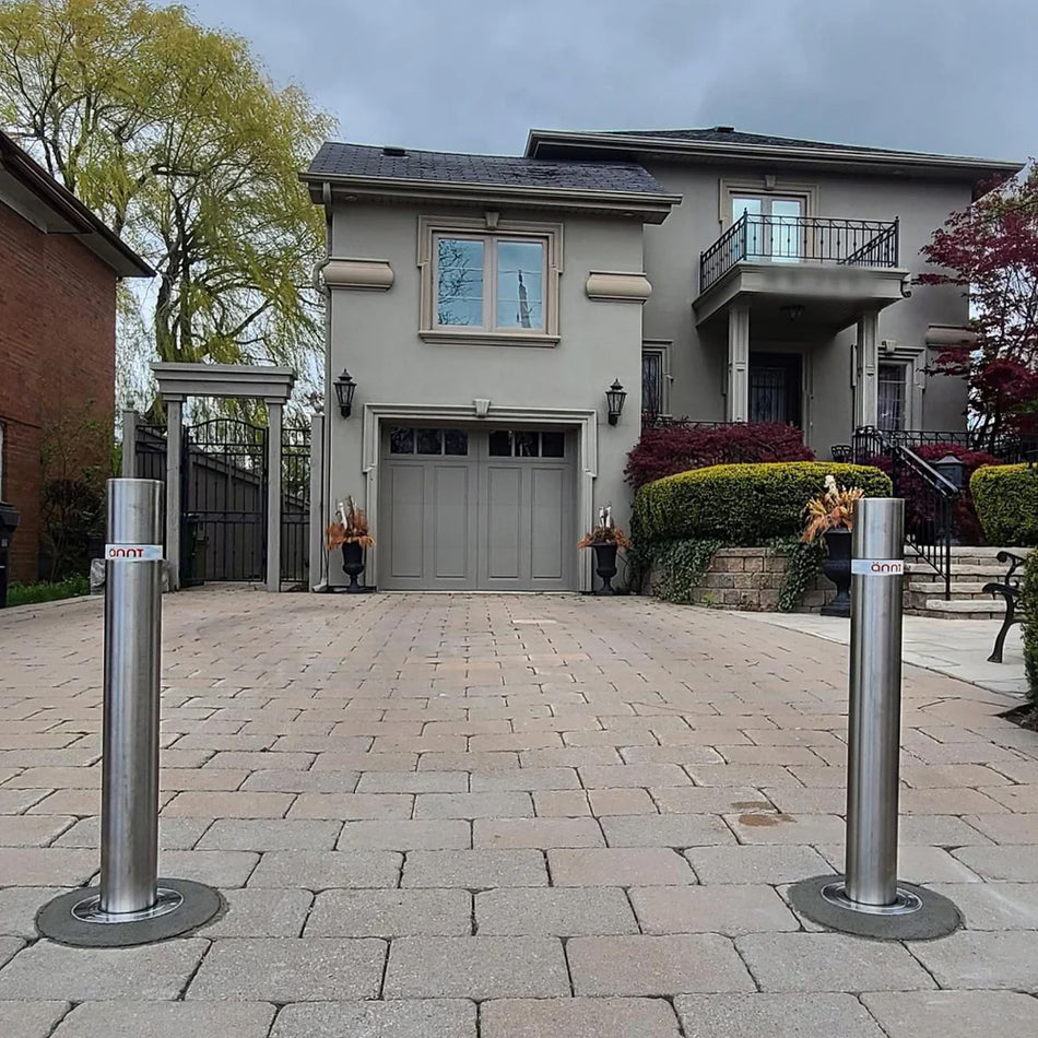 Stainless Steel Automatic Retractable Bollard - Bollard In A Box