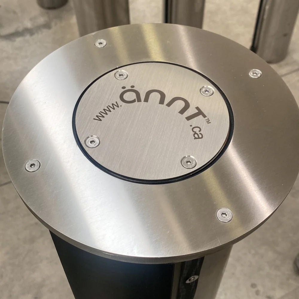 Stainless Steel Automatic Retractable Bollard - Bollard In A Box - ANNT Bollards