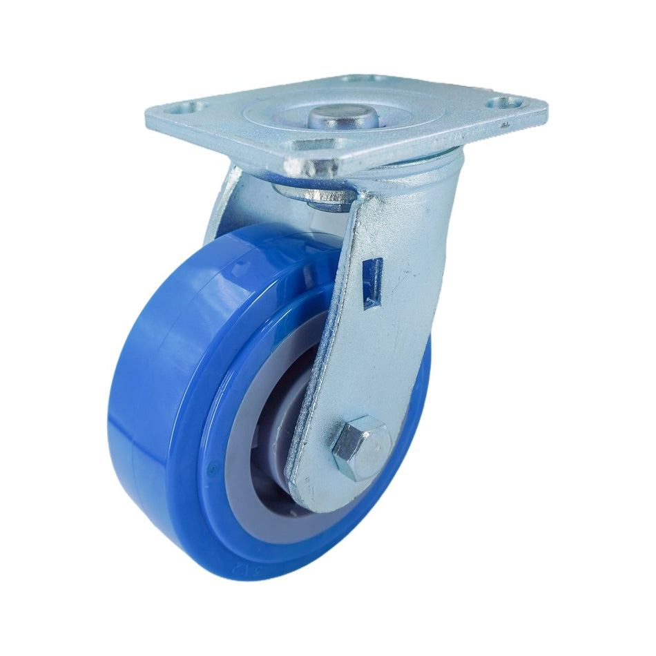5in x 2in PU Top Plate Swivel Caster - 772 lbs alternate view