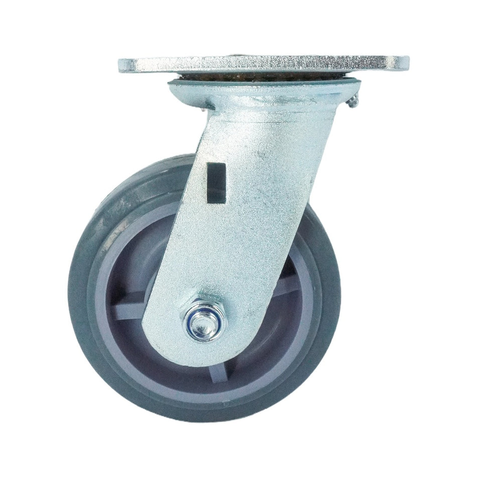 5in x 2in TPR Top Plate Swivel Caster - 397 lbs