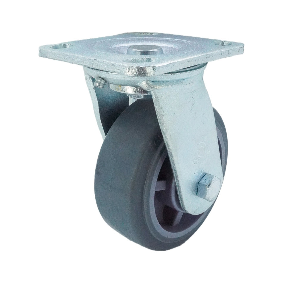 5in x 2in TPR Top Plate Swivel Caster - 397 lbs alternate view