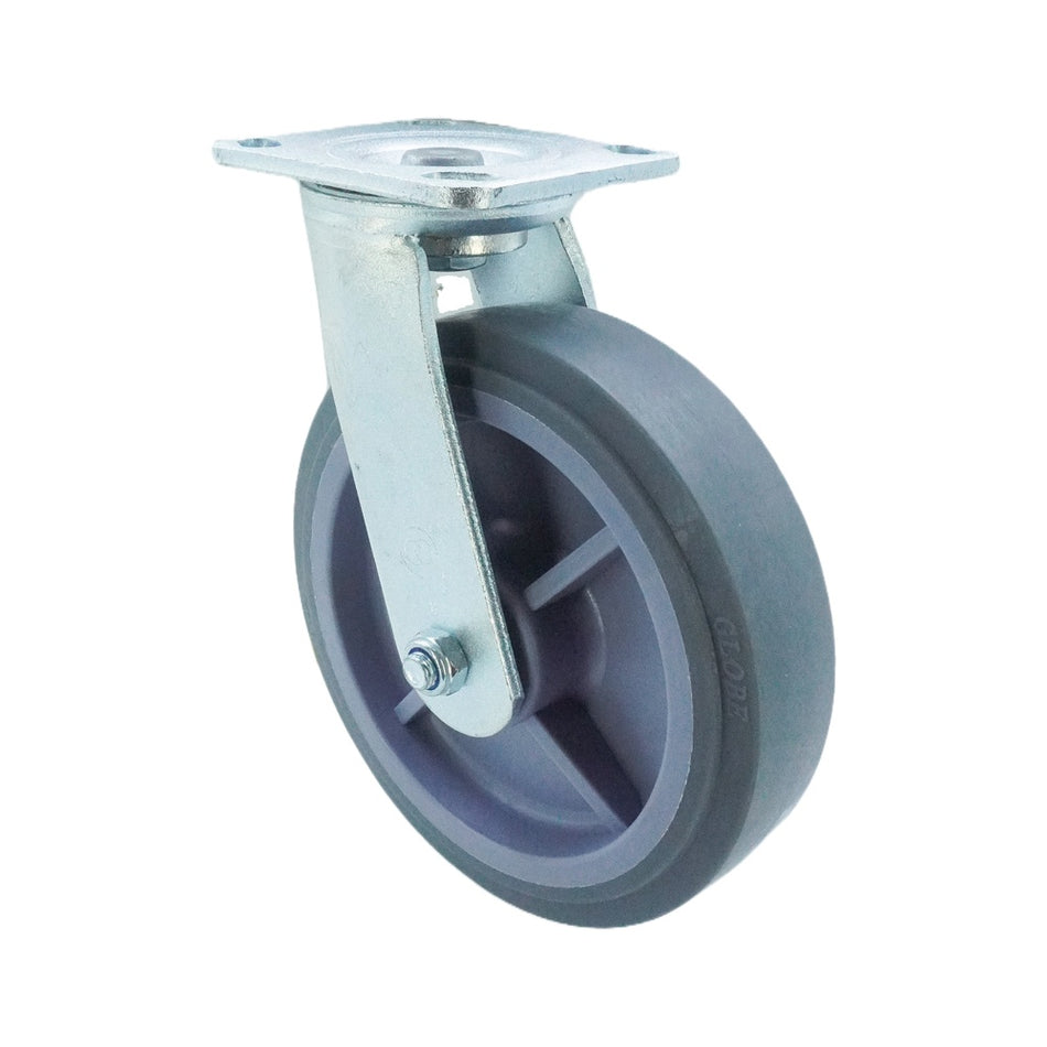 7.75in x 2in TPR Top Plate Swivel Caster - 683 lbs alternate view