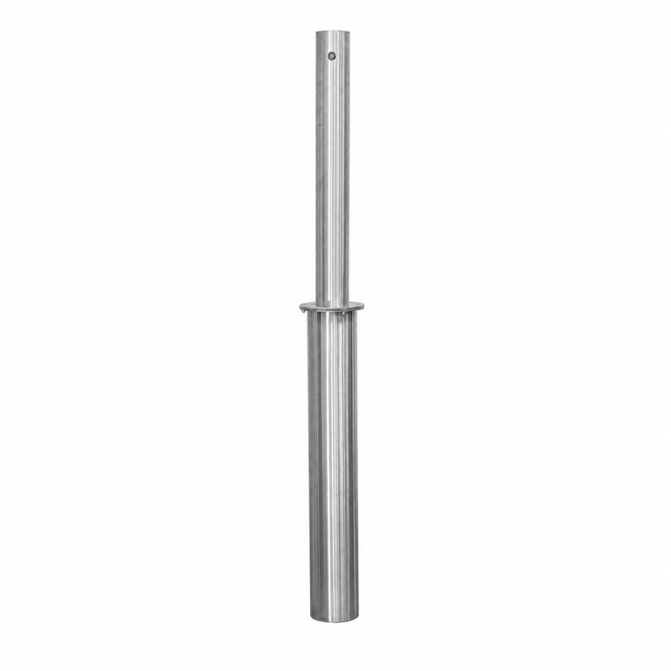 Retractable Stainless Steel Bollard - 4" x 36" Drop-Down Security Post - S4 Bollards