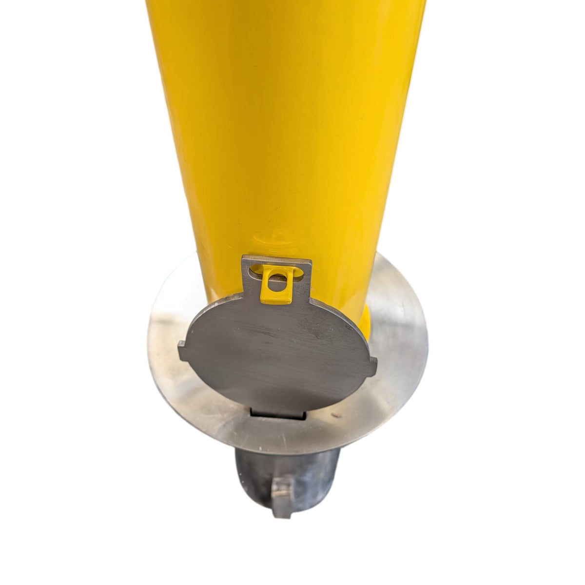 Metal Sleeve with 4" x 36" Removable Yellow Steel Bollard