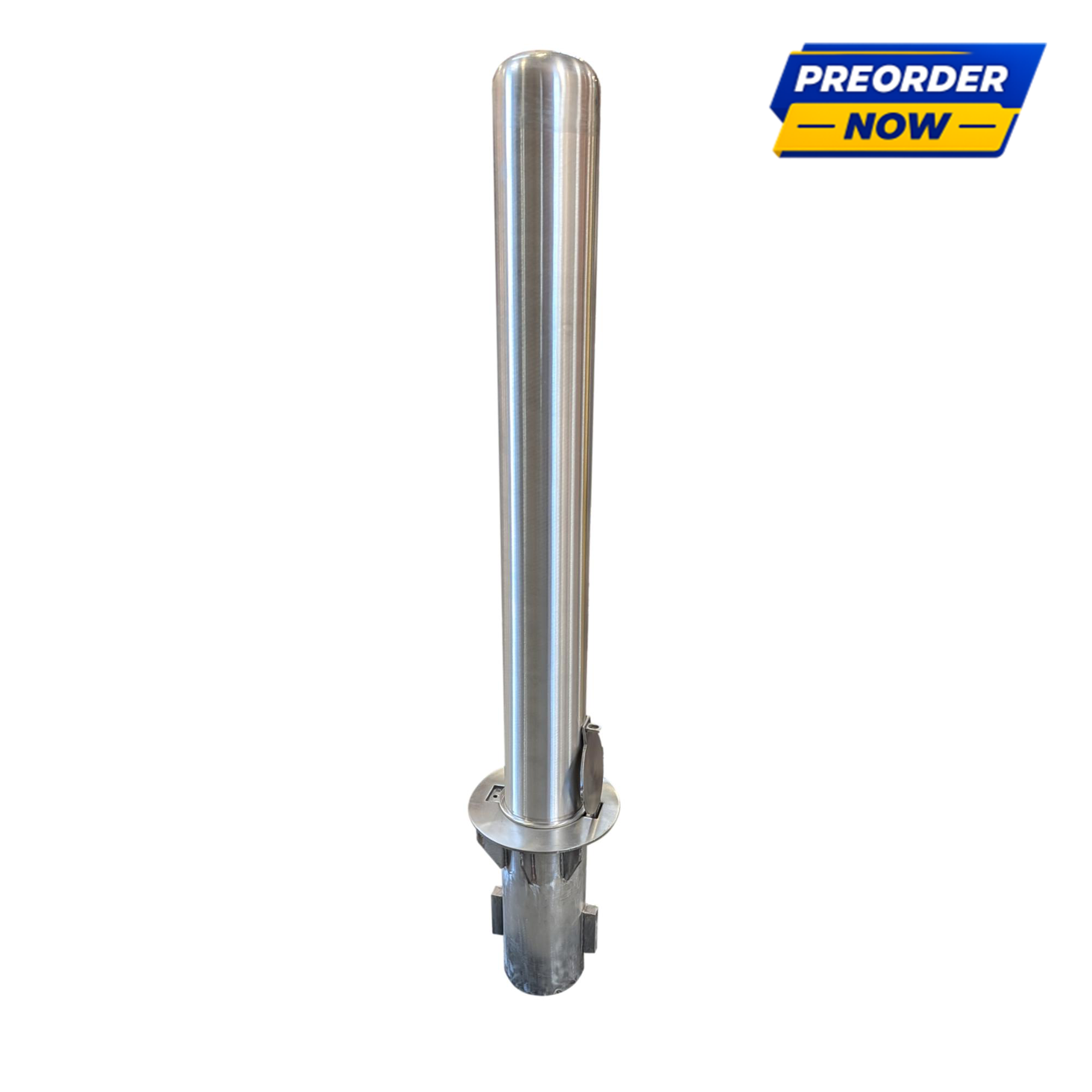 4" x 36" Removable Stainless Steel Bollard