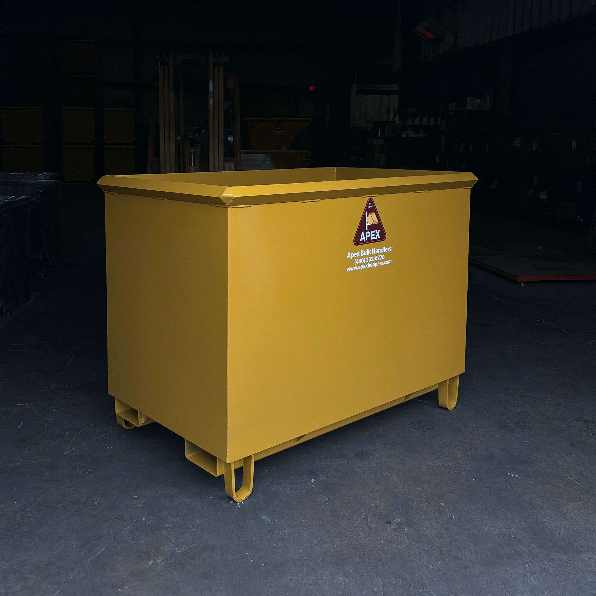 Heavy Duty Bulk Bins - 6000 lbs Capacity - Apex Hoppers