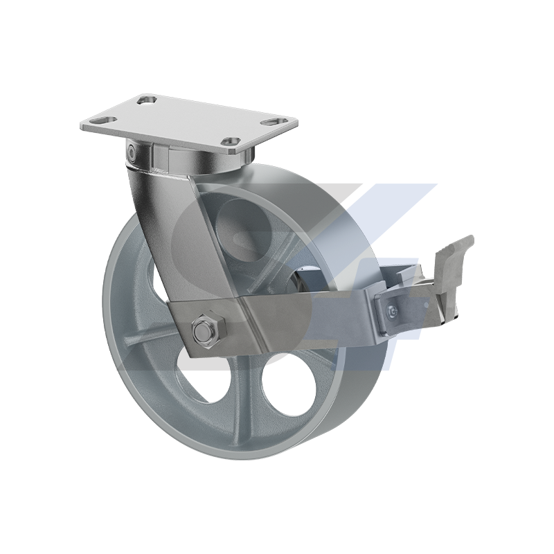 10 x 3" Zinc, Kingpinless Swivel Caster with Face - C092.453