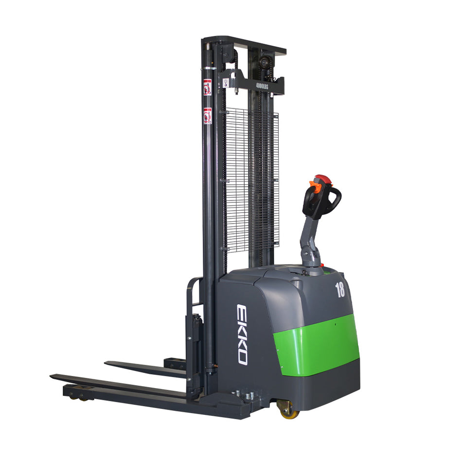 High-Capacity Lithium Electric Straddle Stacker - EB18C-LI