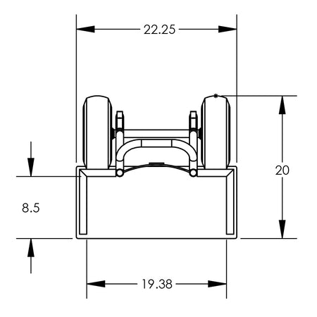 2-Wheel Deluxe Commercial Hand Truck - 600 lb. Capacity - Valley Craft