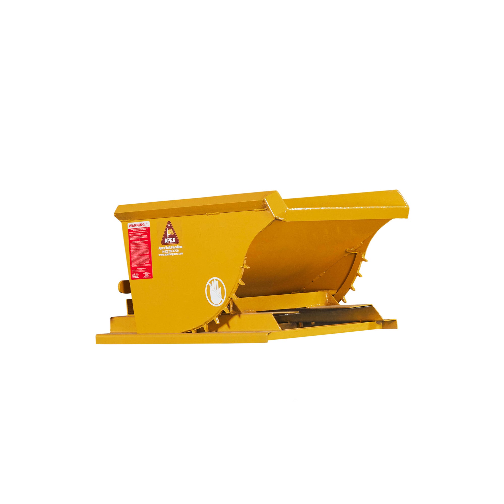 Heavy Duty Hopper - 0.25 Cubic Yard - 4,000 lbs Capacity - Apex Hoppers