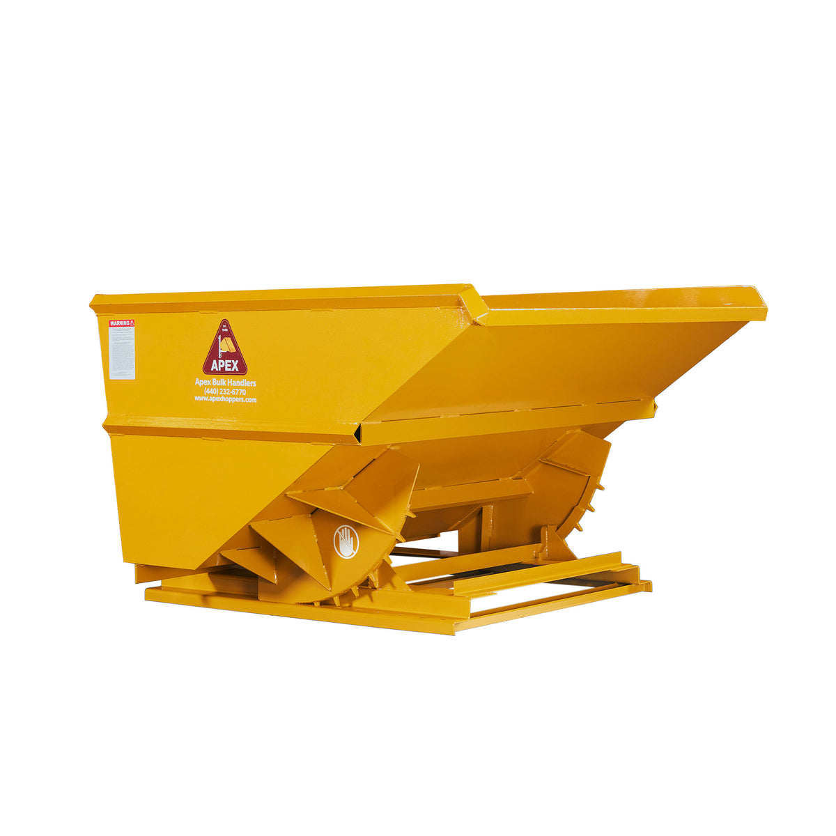 Heavy Duty Hopper - 3 Cubic Yards - 8,000 lbs Capacity - Apex Hoppers