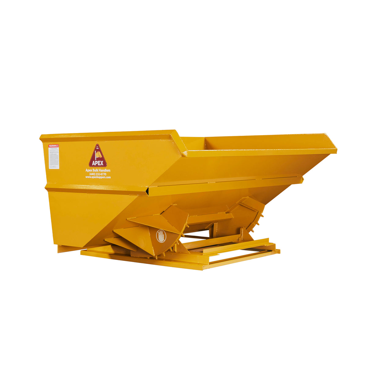 Heavy Duty Hopper - 4 Cubic Yards - 8,000 lbs Capacity - Apex Hoppers