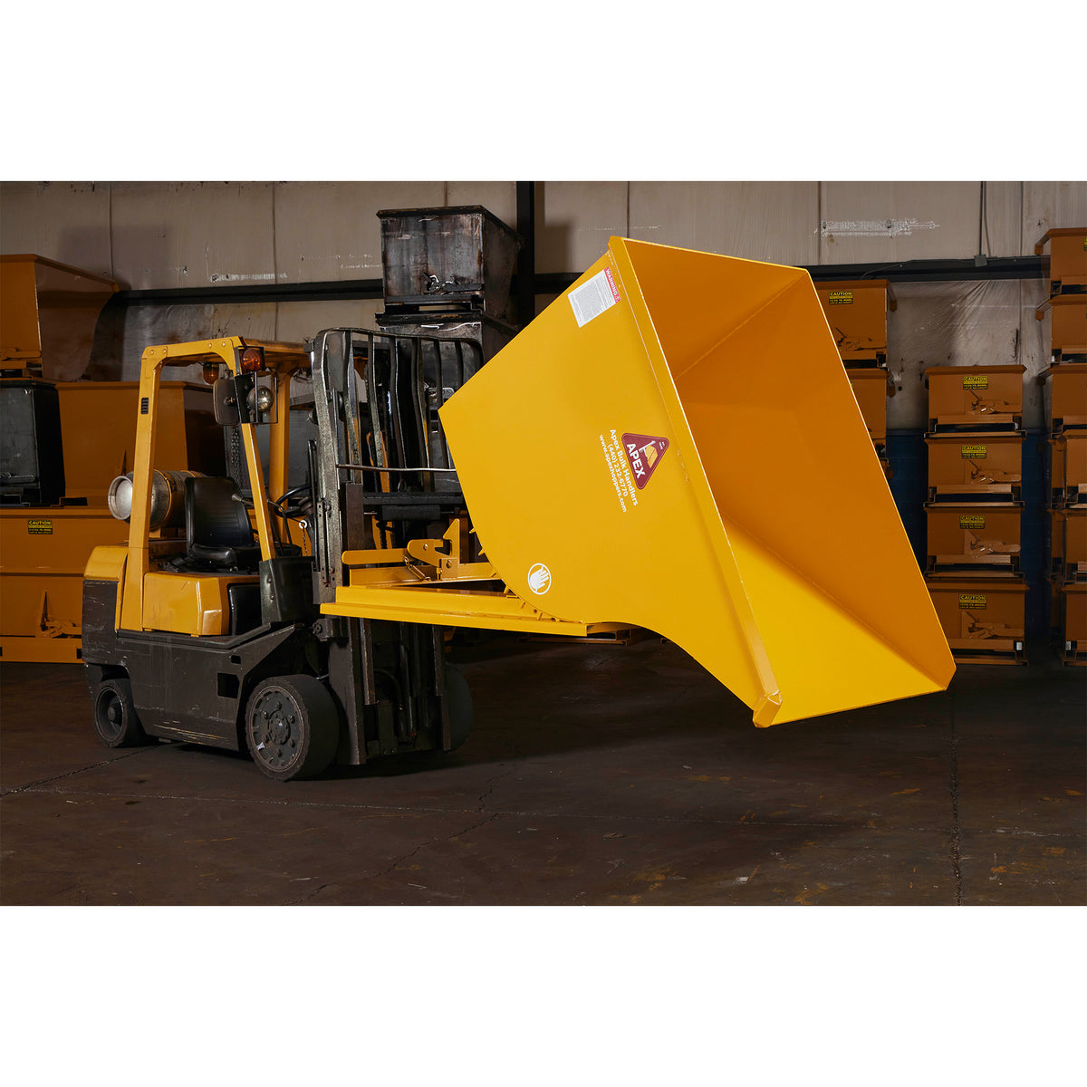 Heavy Duty Hopper - 5 Cubic Yards - 8,000 lbs Capacity - Apex Hoppers